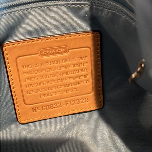 Authentic Coach purse. - Picture 2 of 3